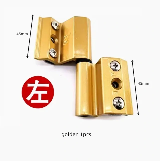 1pc Zinc alloy Door and Window Hinge Broken Bridge Heat Insulation Flat Open Window Hinge Hardware Folding Thickened Hinges