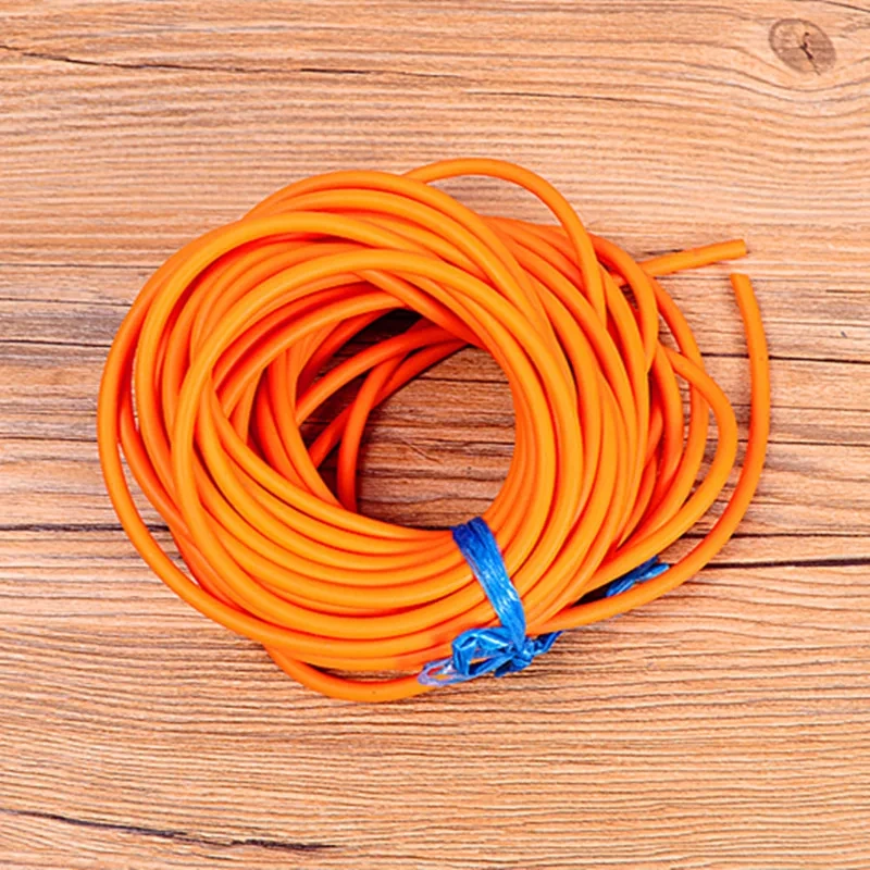 5mm*5/10m Outdoor 2050 Natural Latex Rubber Tube Stretch Elastic Slingshot Replacement Band Catapults Sling Rubber