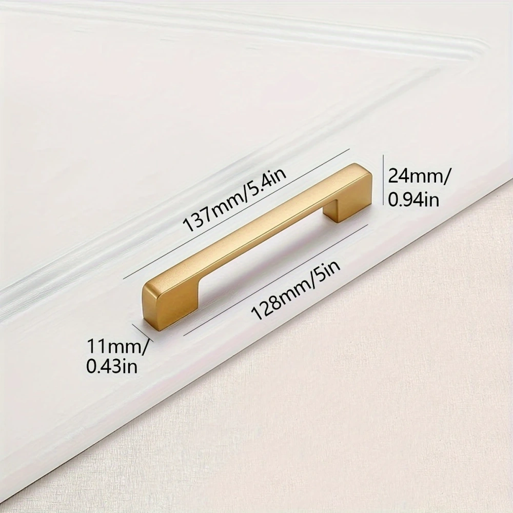 1pc Aluminum Alloy Cabinet Handle, Solid Kitchen Cupboard Pull, Drawer Knob, Furniture Handle Hardware
