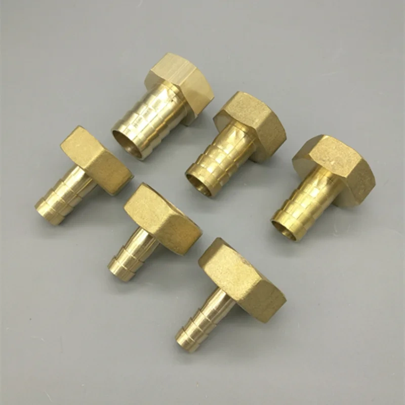 Brass Hose Fitting 4mm 6mm 8mm 10mm 19mm Barb Tail 1/8" 1/4" 1/2" 3/8" BSP Female Thread Copper Connector Joint Coupler Adapter