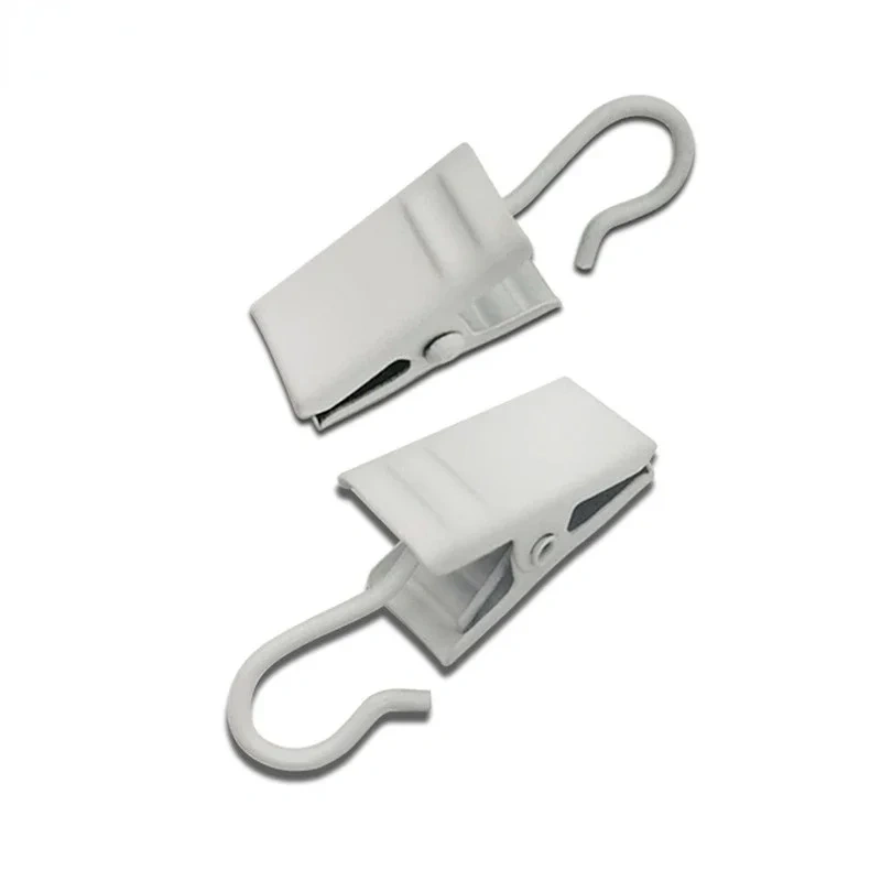 20PCS/Set Sturdy and Durable Window Curtain Hook Clips Home Window Accessories Solid Iron Drapery Hook