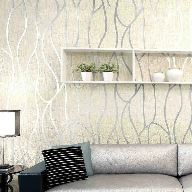 9.5M on-woven Wallpaper Simple Wallpaper Roll Bedroom Dinning Living Room Wall Covering Modern Wall Paper 3D Home Decor