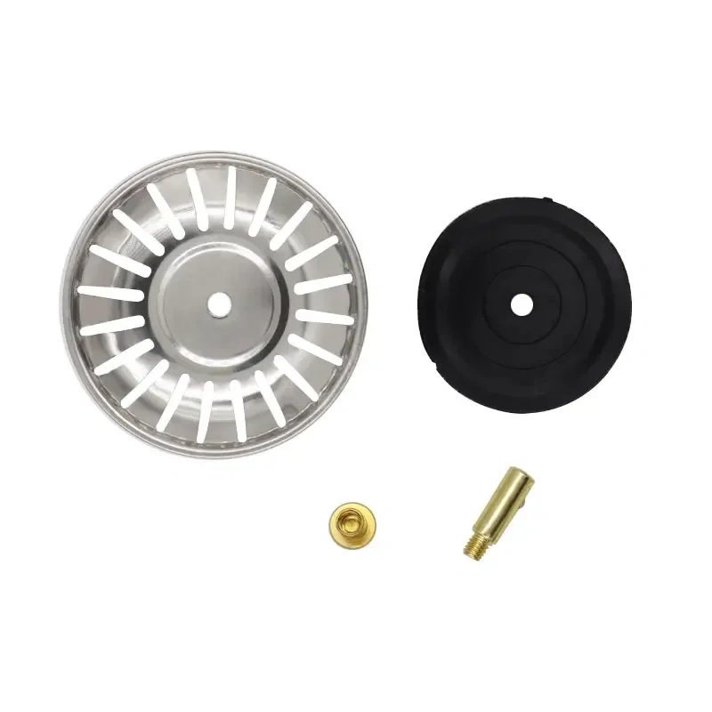 1Pcs Stainless Steel Replacement Strainer 79mm Kitchen Water Basin Sink Drainer Strainer Leach Basket Waste Plug Stopper Filter
