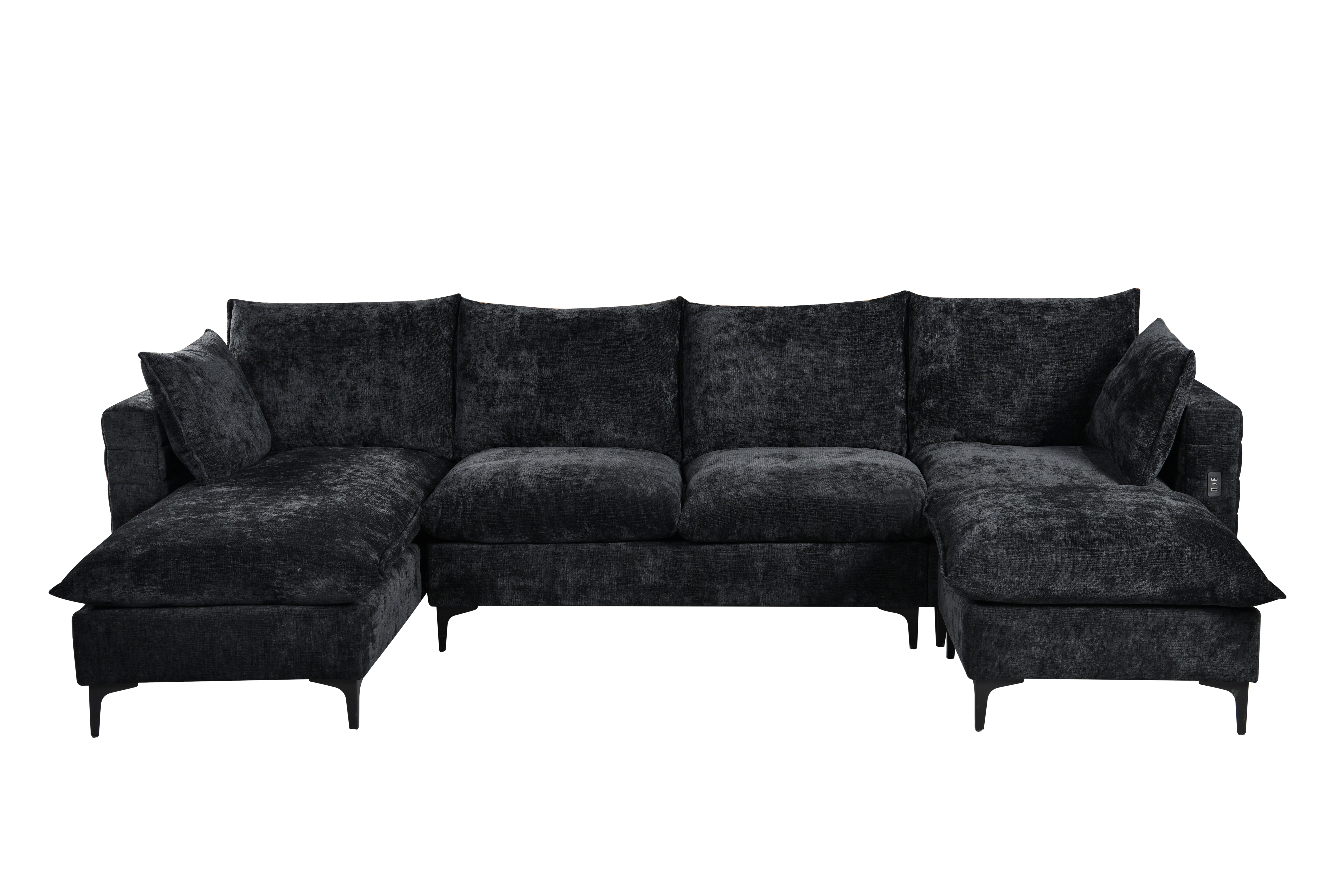 YZ-5168 | 4-Seater Sofa with Chaise and Ottoman