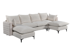 YZ-5168 | 4-Seater Sofa with Chaise and Ottoman