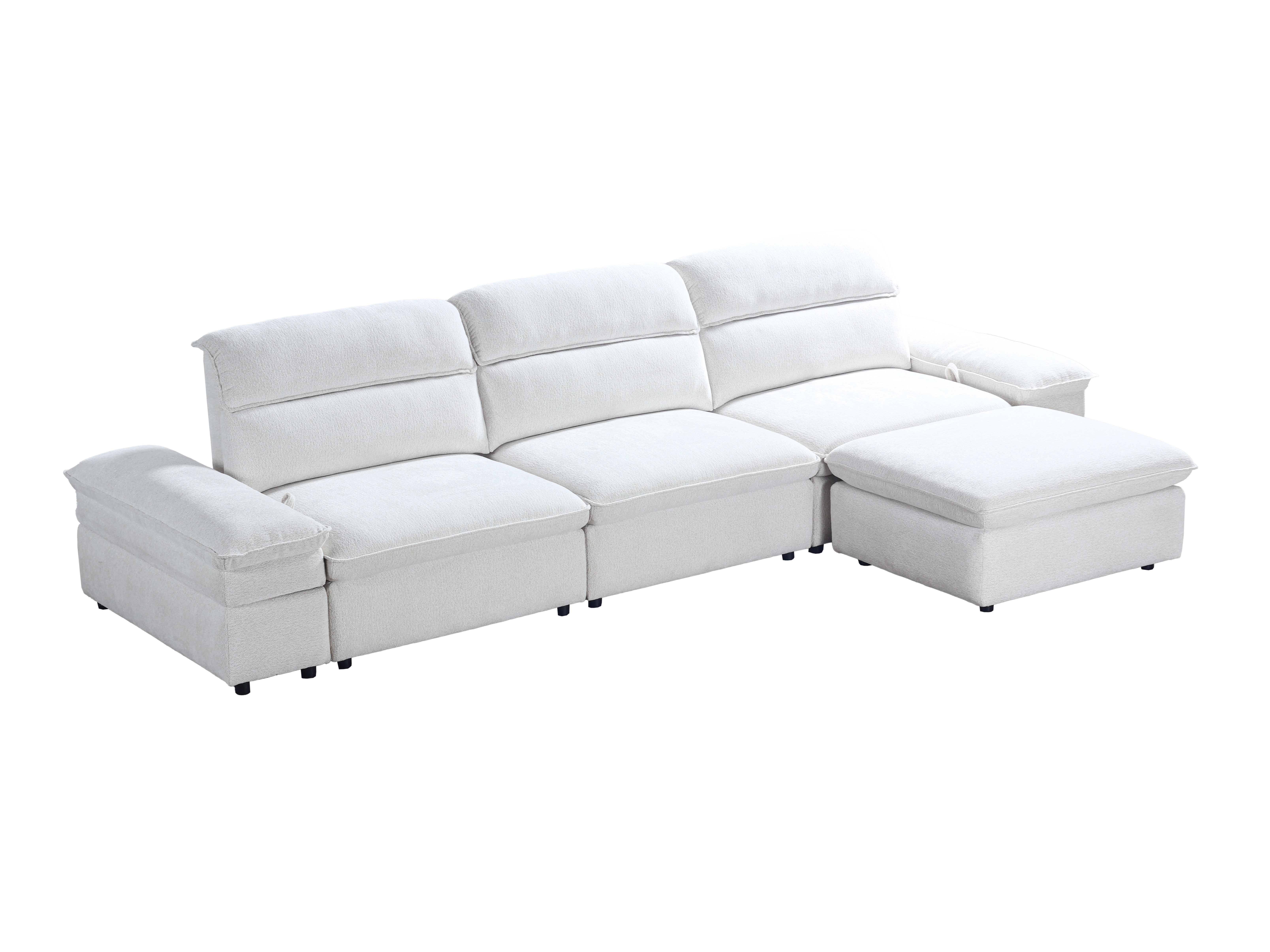 YZ-5211 | Sectional sofa with ottoman