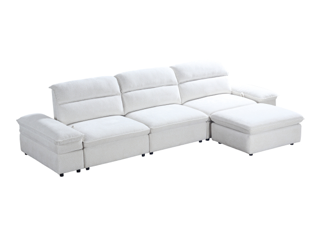 YZ-5211 | Sectional sofa with ottoman