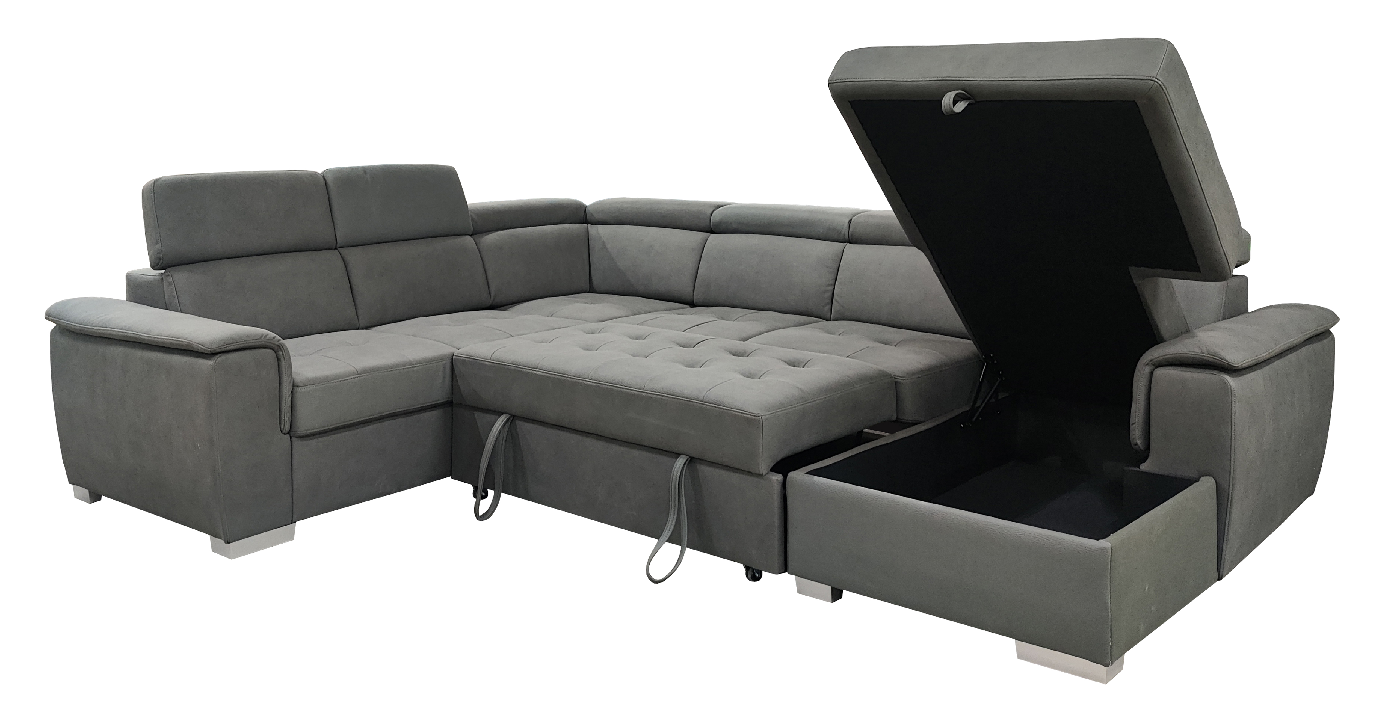 YZ-5224 | Sectional sofa with storage chaise