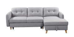 YZ-5131 | Sectional Pullout Sofa Bed with Storage Chaise