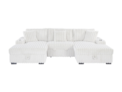 YZ-5251 | Sectional Pullout Sofa Bed with Storage Chaise