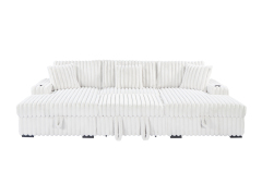 YZ-5251 | Sectional Pullout Sofa Bed with Storage Chaise
