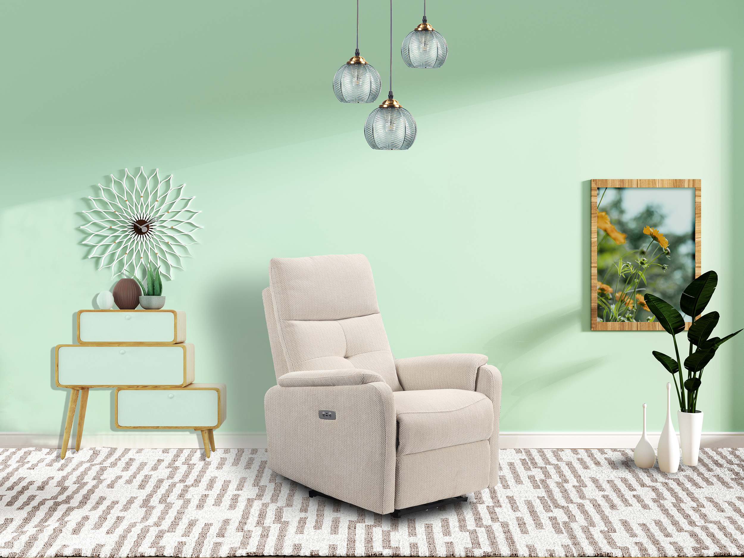 YZ-5248 | Power Recliner Sofa