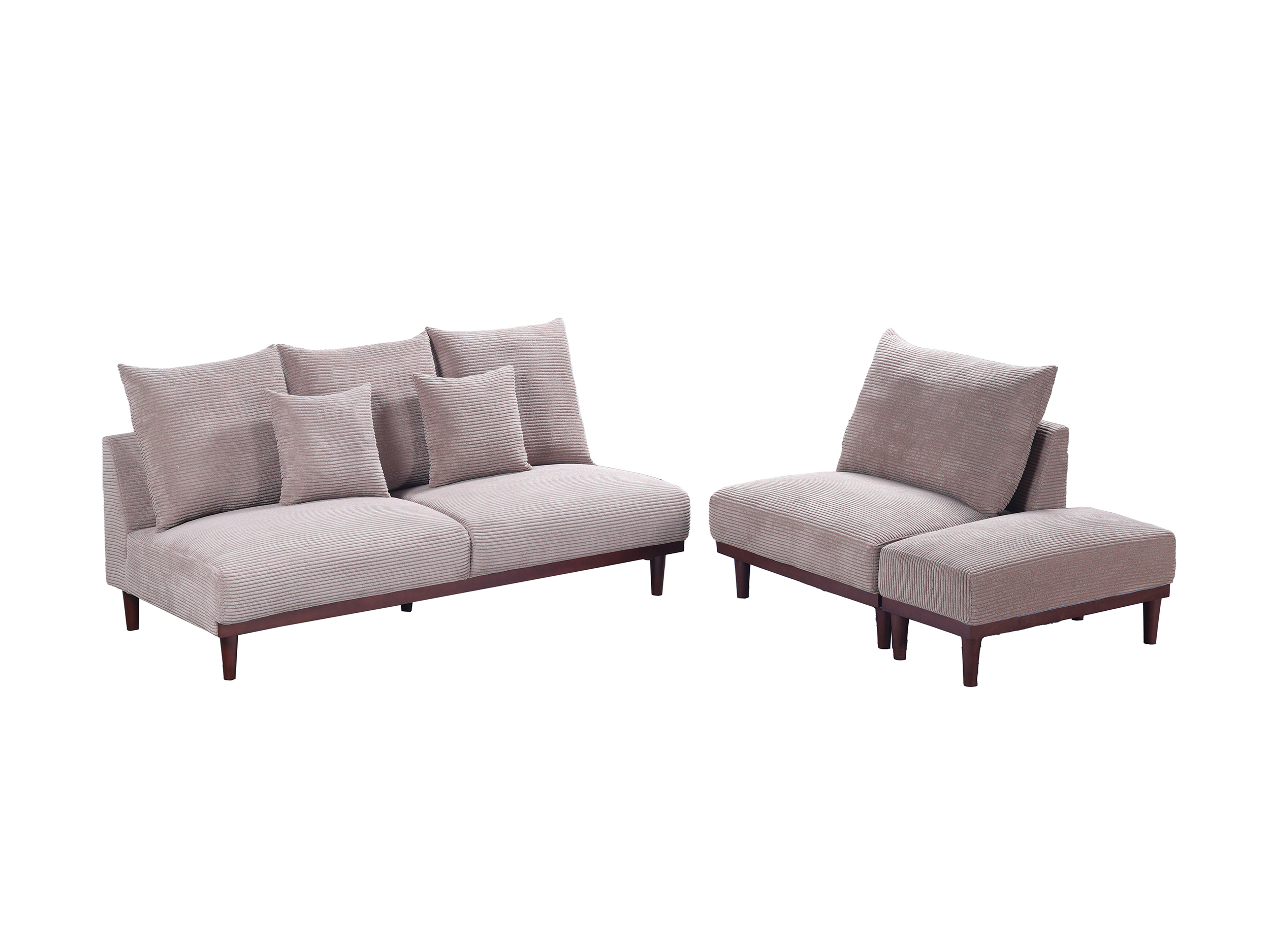 YZ-5217 | Sofa set 1+2.5+Ottoman