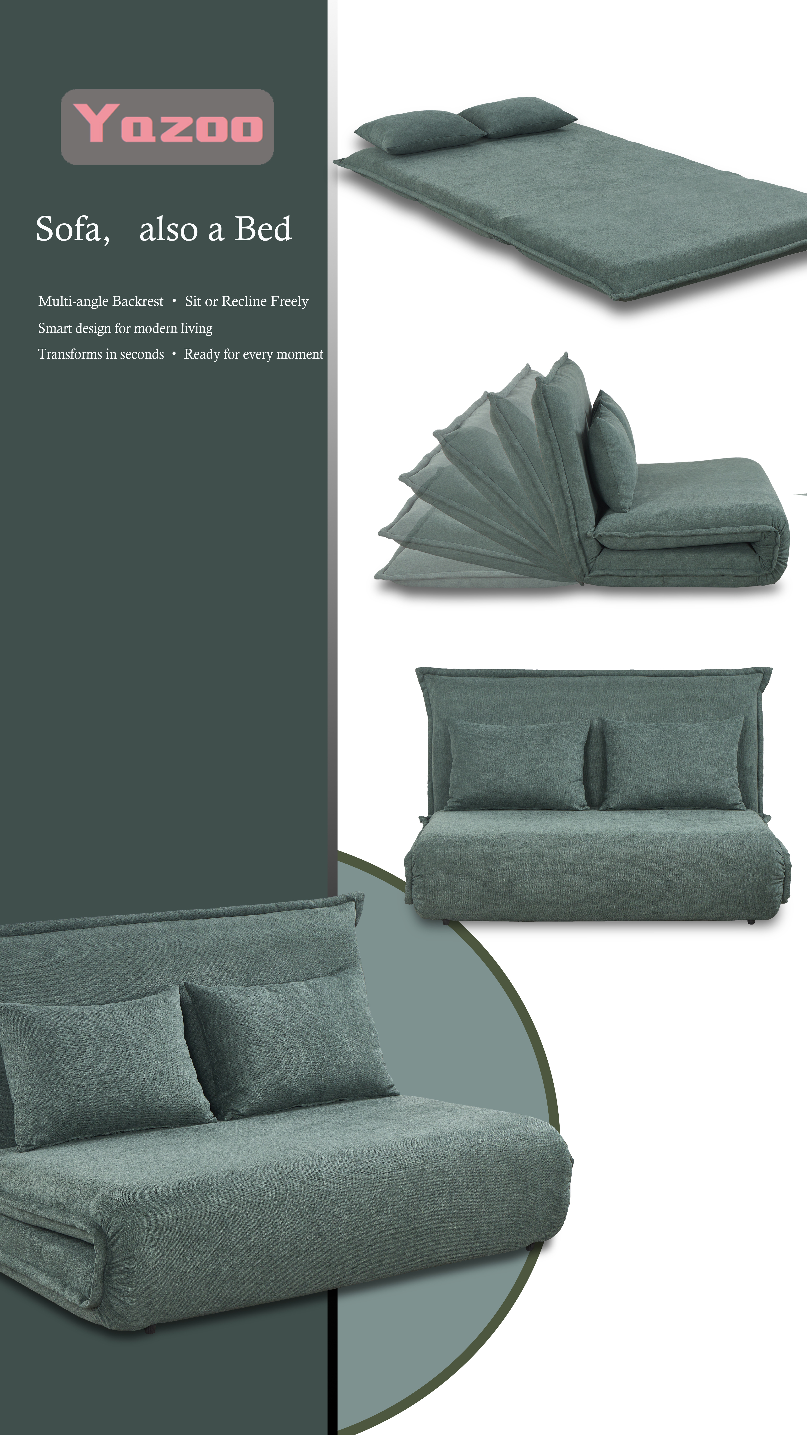 YZ-5256 | Sofa bed 2+1