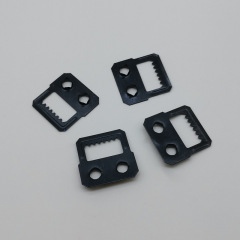 Hidden serrated hooks for the back panel of photo frames and picture frames