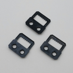 Hidden serrated hooks for the back panel of photo frames and picture frames