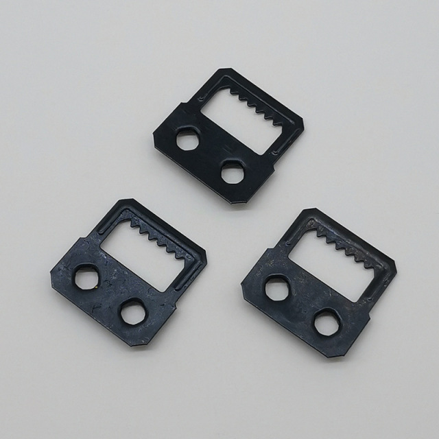 Hidden serrated hooks for the back panel of photo frames and picture frames