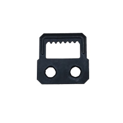 Hidden serrated hooks for the back panel of photo frames and picture frames