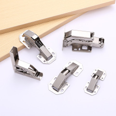 A comprehensive list of no-hole cabinet door hinges and hinges, damping buffer folding wardrobe door hinge springs