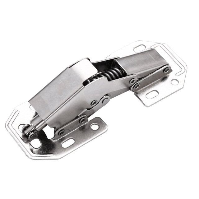 A comprehensive list of no-hole cabinet door hinges and hinges, damping buffer folding wardrobe door hinge springs