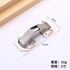 A comprehensive list of no-hole cabinet door hinges and hinges, damping buffer folding wardrobe door hinge springs