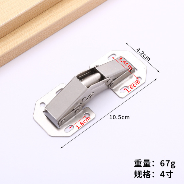 A comprehensive list of no-hole cabinet door hinges and hinges, damping buffer folding wardrobe door hinge springs