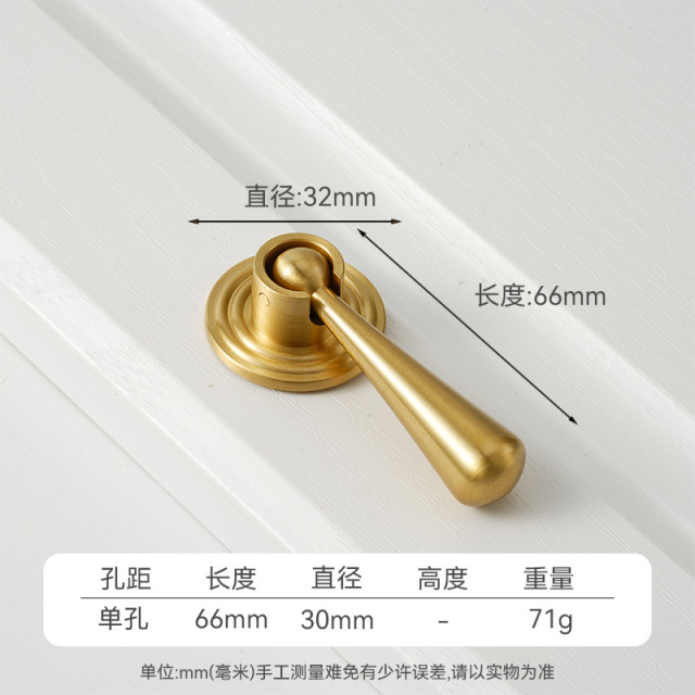 French style solid brass drawer door handles