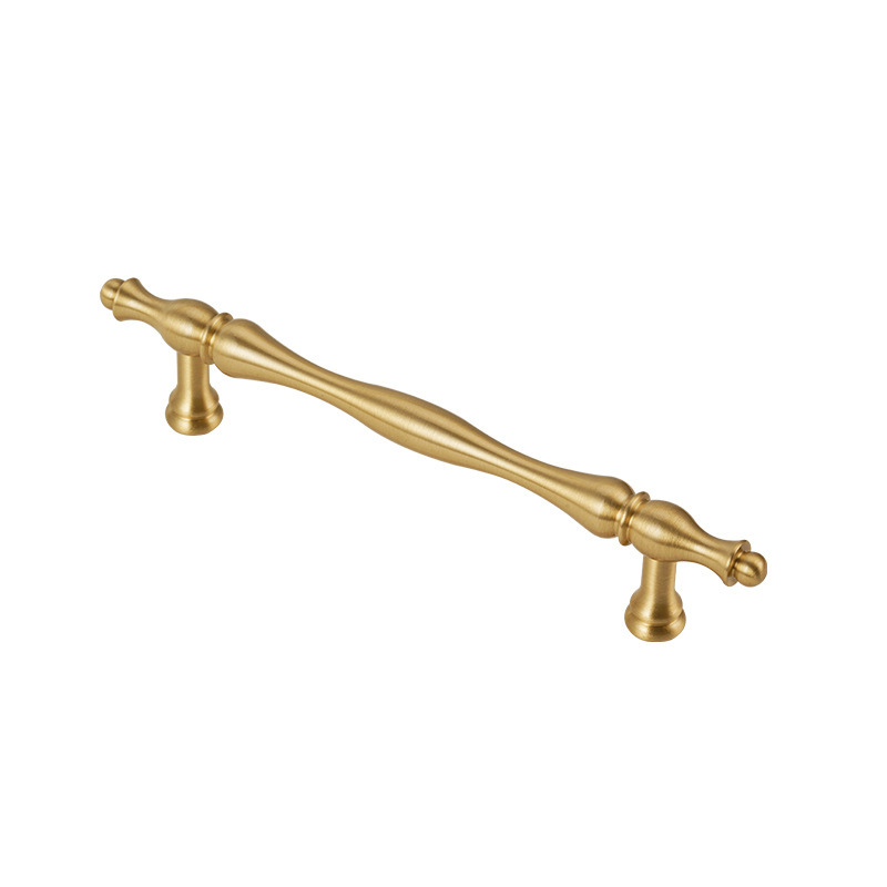 French style solid brass drawer door handles