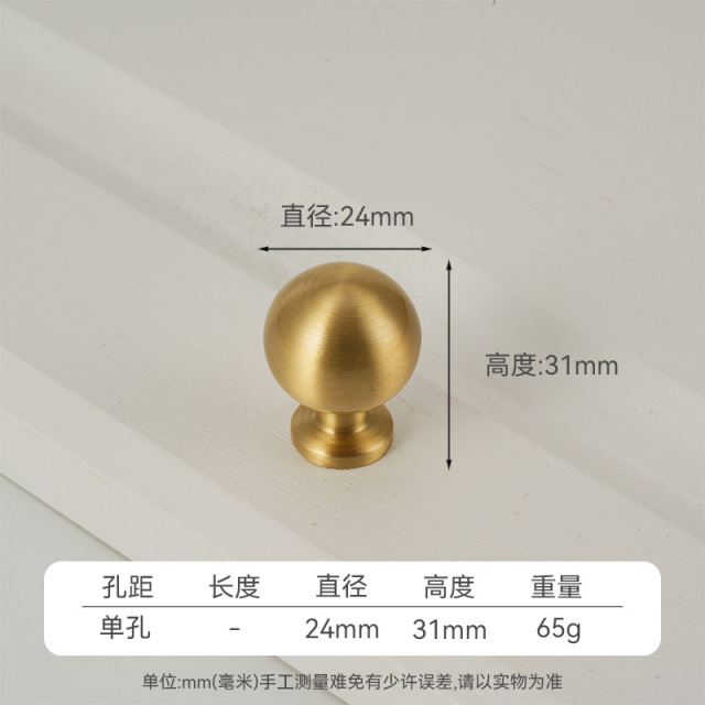 French style solid brass drawer door handles