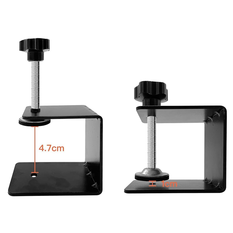 Drawer Front Installation Clamps, Cold-Rolled C Clamps for Woodworking, Door Installation Tools and Cabinet Tools with Protective Pads (1 Pcs)