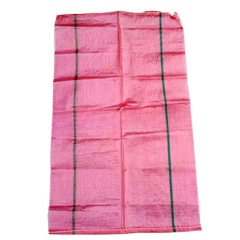 Red Transparent Carrot Woven Polypropylene Sacks