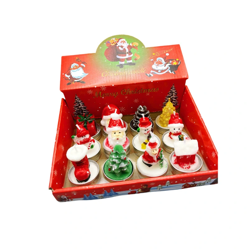 Christmas Dinner Small Candle suit Bedroom Ornaments Fragrance Christmas Theme Gift Box Holiday Decoration Atmosphere Ornaments
