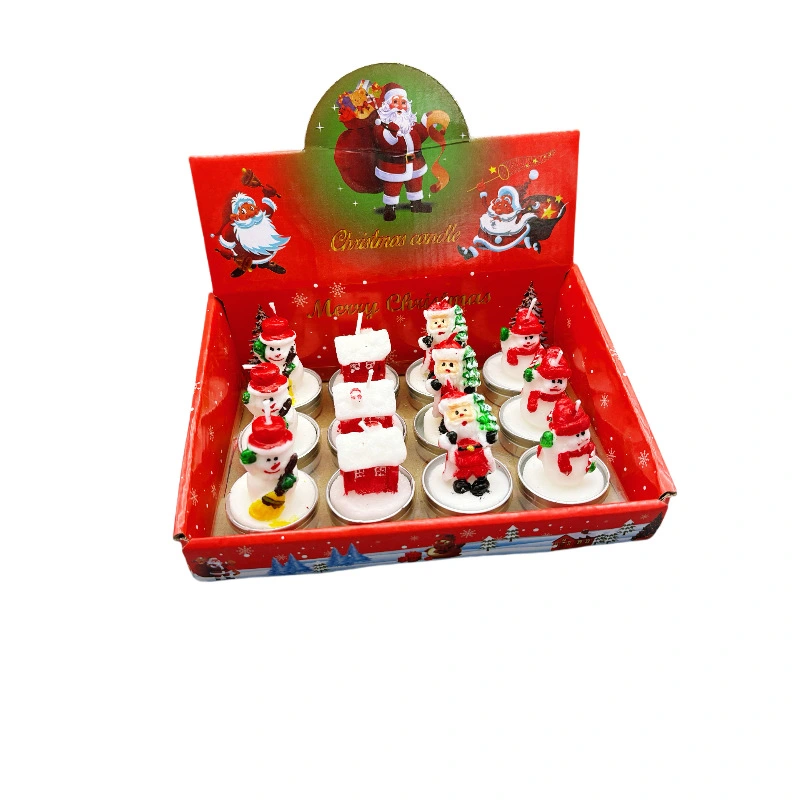 Christmas Dinner Small Candle suit Bedroom Ornaments Fragrance Christmas Theme Gift Box Holiday Decoration Atmosphere Ornaments