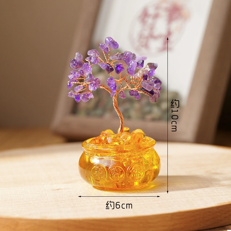 Natural Crystal Money Tree