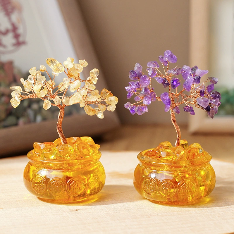 Natural Crystal Money Tree