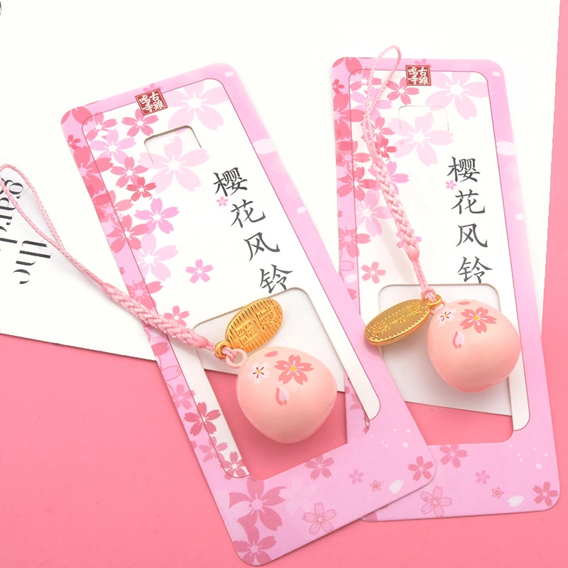 Praying for blessings in Japanese temples.Cherry blossom wind chimes that bring love and good luck.