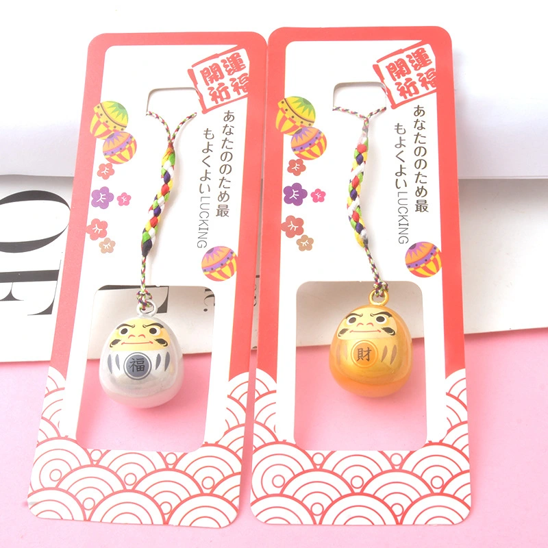 Asakusa Temple Imperial Shou Pendant Dreamy Water Piano Bell Keychain Pendant Yin Yang Master Dharma Water Tone Bell Small Copper Bell