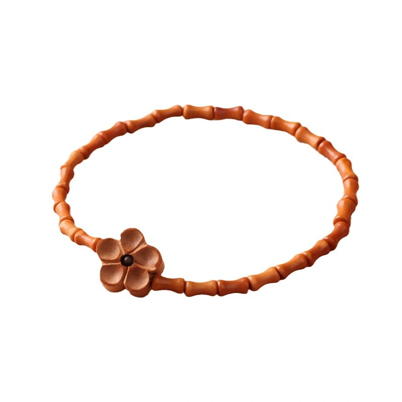 Temple style natural olive-core bracelet simple men's and women's literary bracelet couple's fresh jewelry single ring accessories