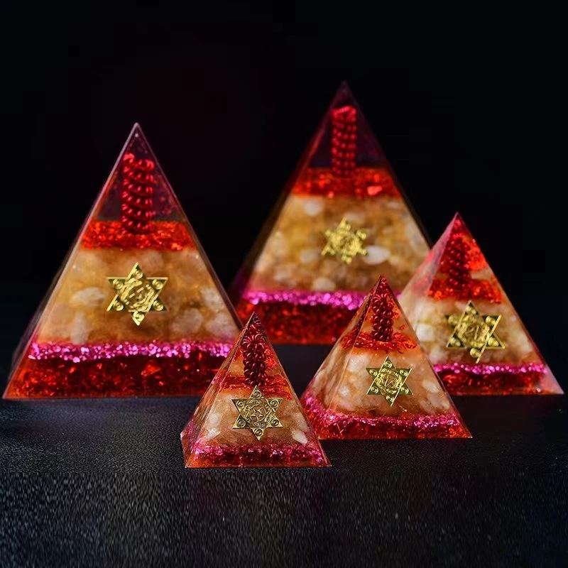 Natural crystals, which can attract wealth. Energy pyramids, ornaments.