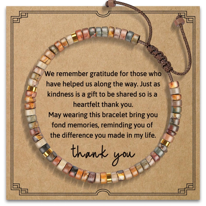 Hand-woven, pure natural hand-strung beads for birthdays. They can bring good luck, boost energy and increase self-confidence.