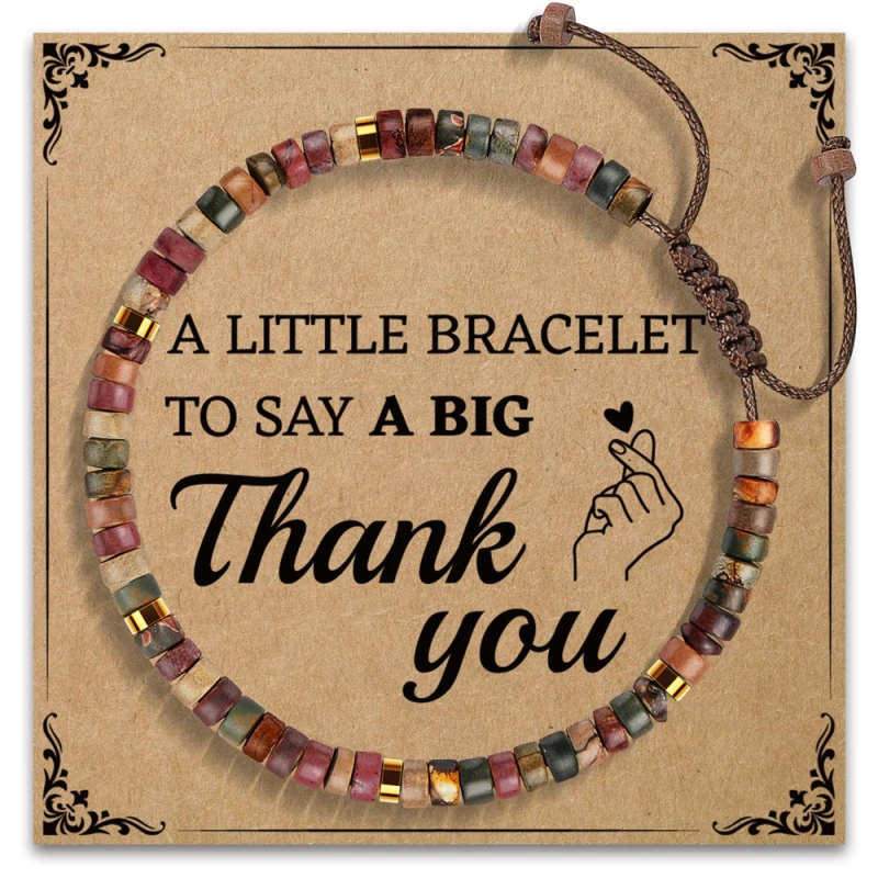 Hand-woven, pure natural hand-strung beads for birthdays. They can bring good luck, boost energy and increase self-confidence.