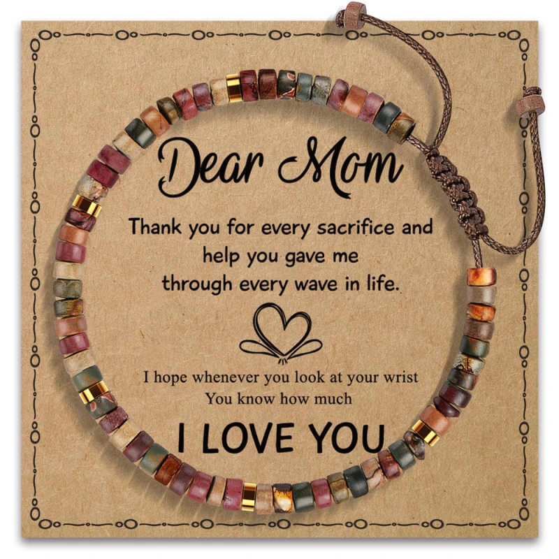 Hand-woven, pure natural hand-strung beads for birthdays. They can bring good luck, boost energy and increase self-confidence.