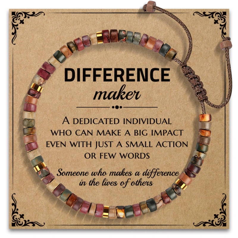 Hand-woven, pure natural hand-strung beads for birthdays. They can bring good luck, boost energy and increase self-confidence.