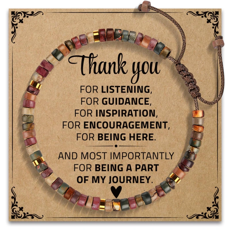 Hand-woven, pure natural hand-strung beads for birthdays. They can bring good luck, boost energy and increase self-confidence.