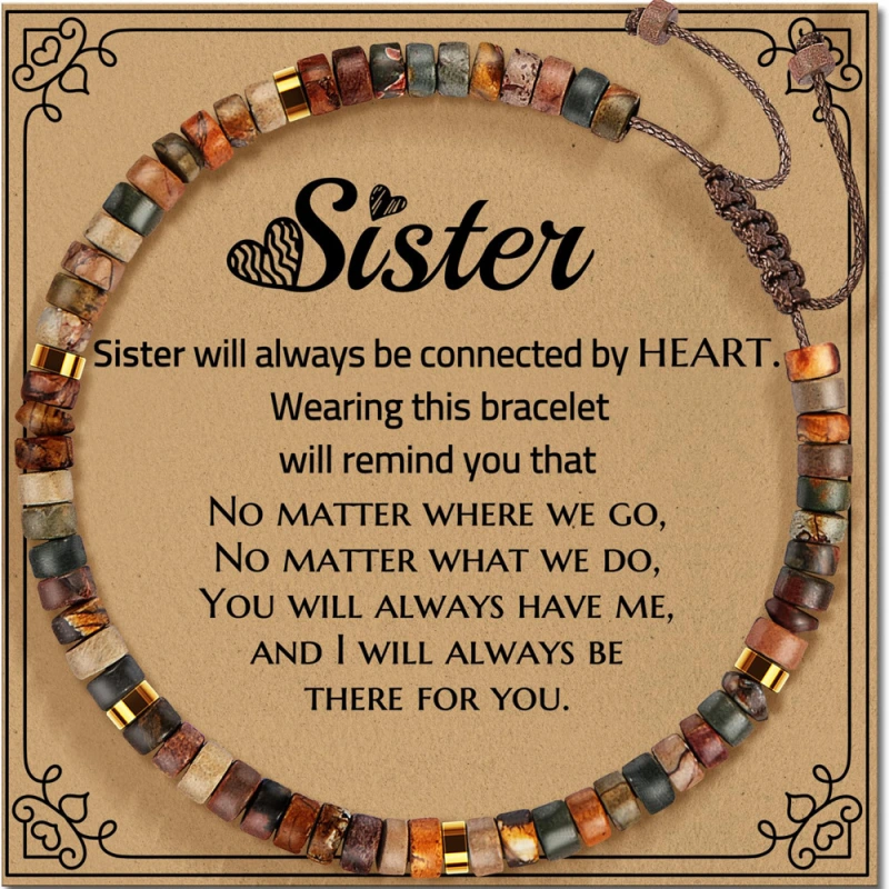 Hand-woven, pure natural hand-strung beads for birthdays. They can bring good luck, boost energy and increase self-confidence.