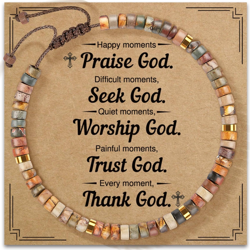 Hand-woven, pure natural hand-strung beads for birthdays. They can bring good luck, boost energy and increase self-confidence.