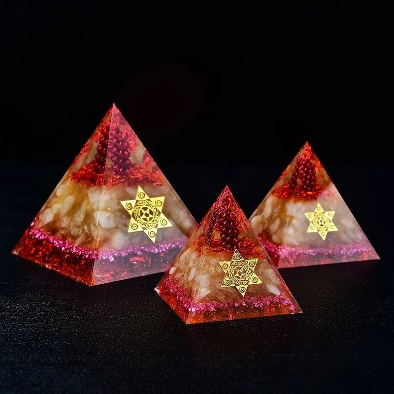 Natural crystals, which can attract wealth. Energy pyramids, ornaments.
