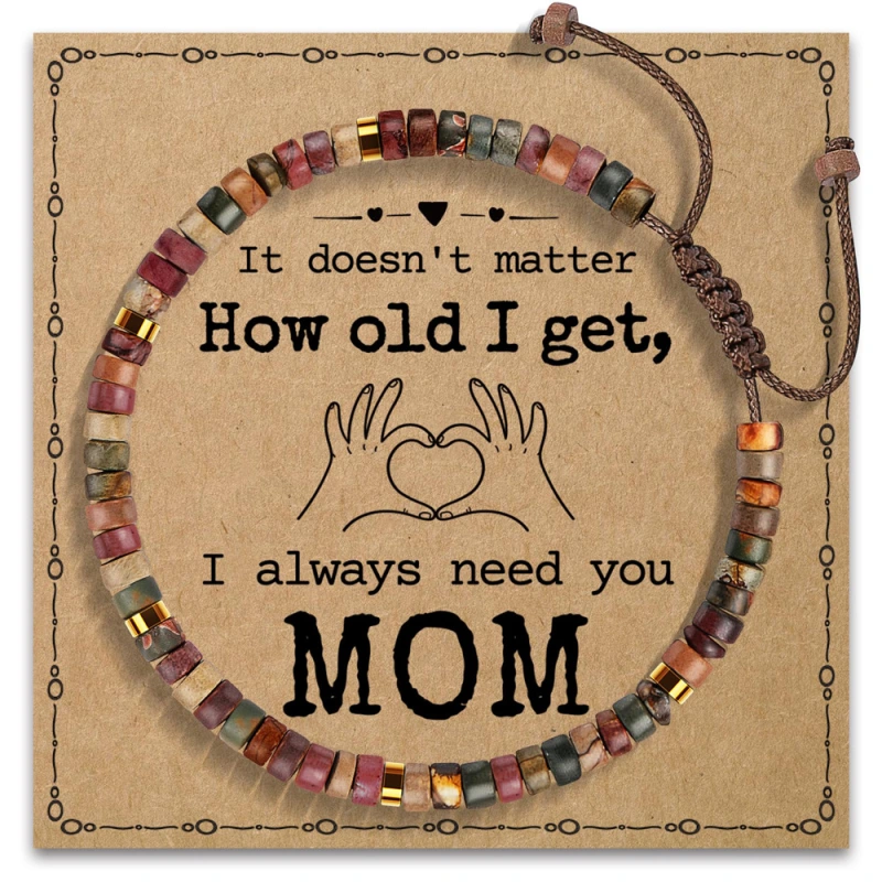 Hand-woven, pure natural hand-strung beads for birthdays. They can bring good luck, boost energy and increase self-confidence.
