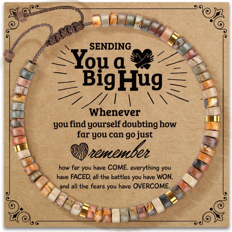 Hand-woven, pure natural hand-strung beads for birthdays. They can bring good luck, boost energy and increase self-confidence.