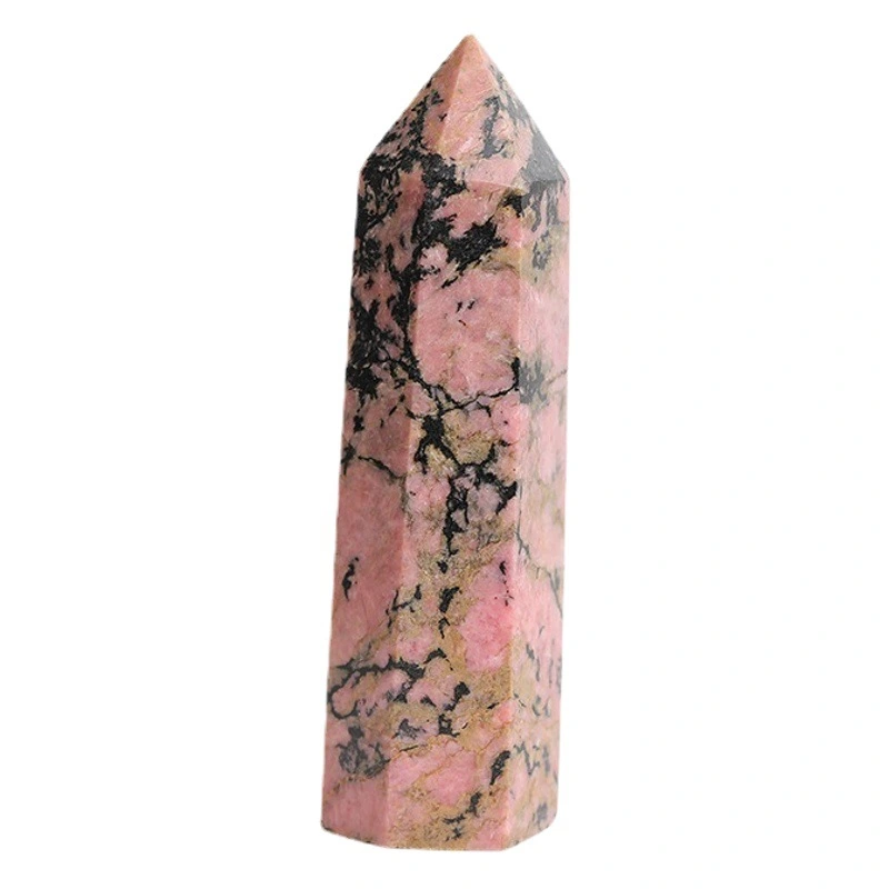The natural rhodonite raw stones can bring love, stabilize emotions and enhance interpersonal relationships.